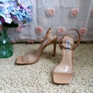 Steve Madden Strappy Nude Stiletto Heels